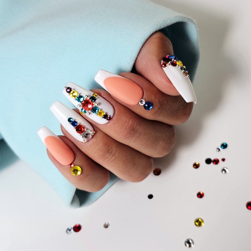 Swarovski Facetten Strass Farbig verschiedene Grösse