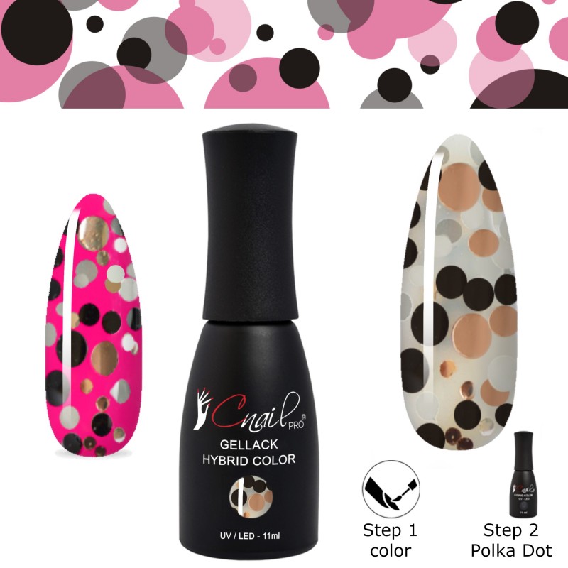 Gellack Hybrid Punta Cana Polka Dot