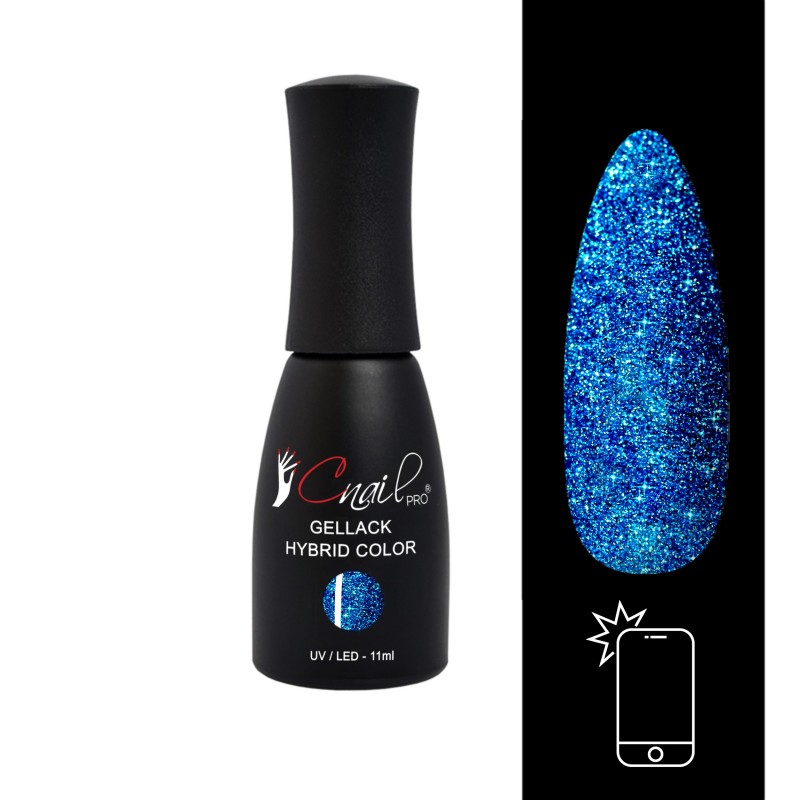 Gellack Hybrid Athens Glitter Reflektierend