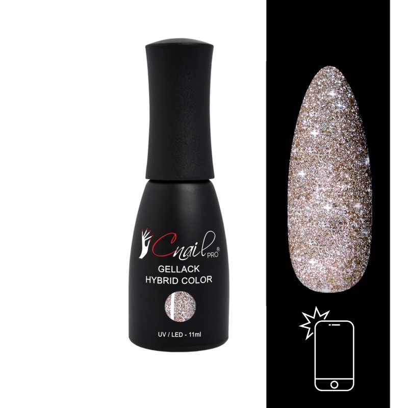 Gellack Hybrid Bucharest Réflective Glitter