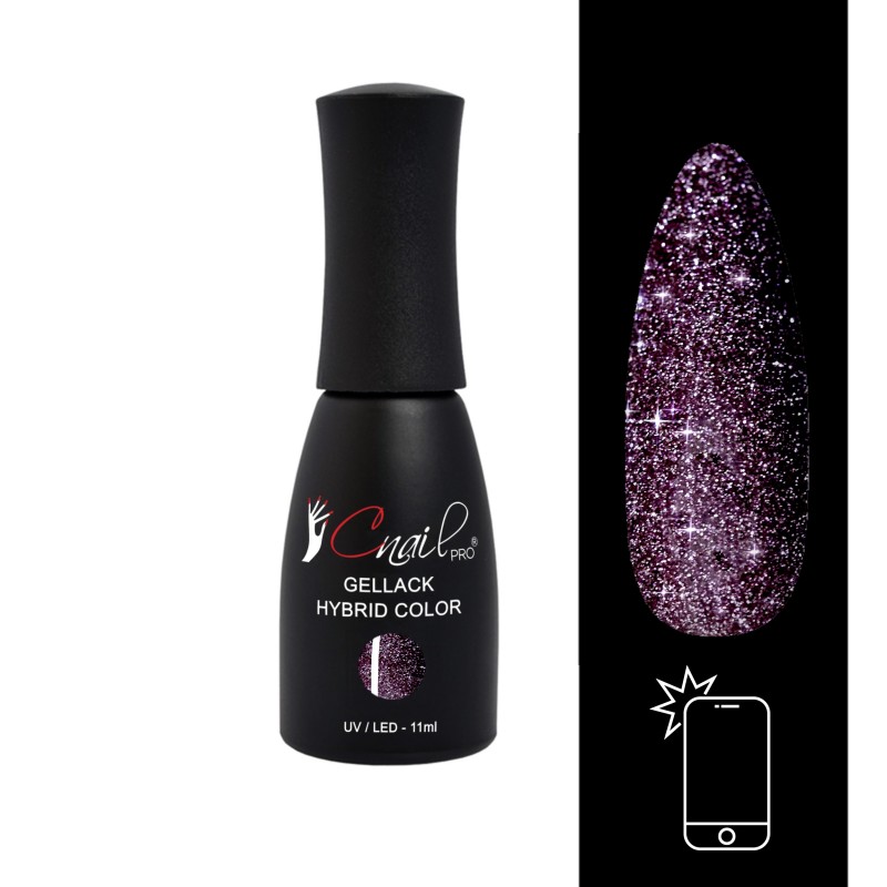 Gellack Hybrid Valdemoro Réflective Glitter