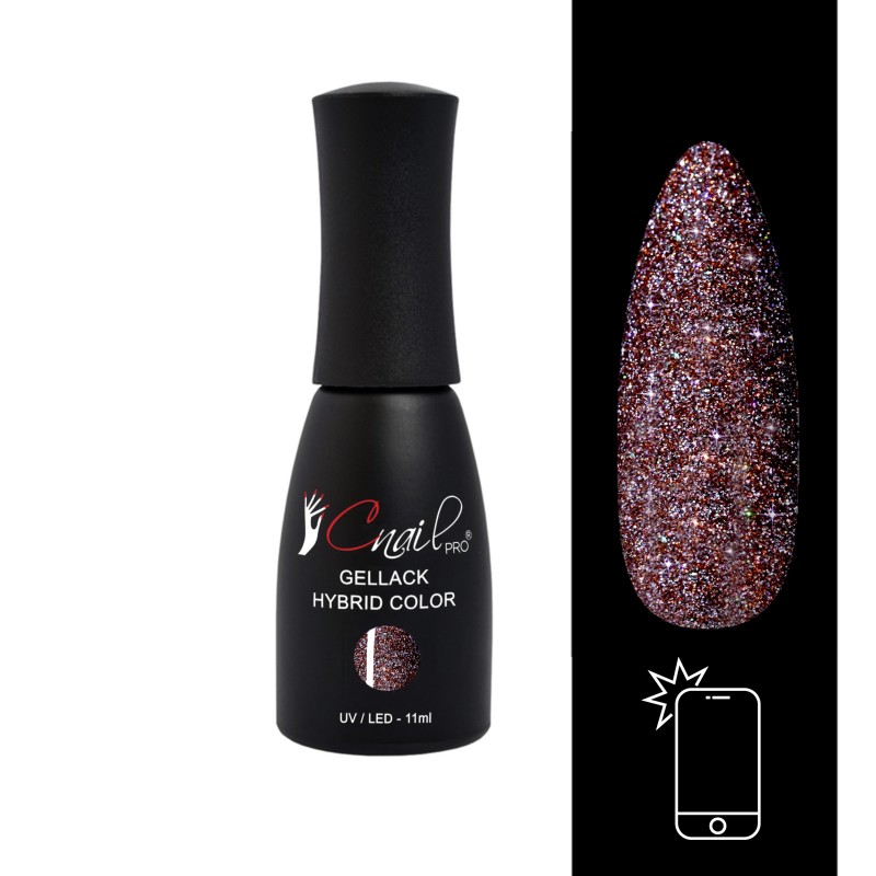 Gellack Hybrid Munda Glitter Reflektierend