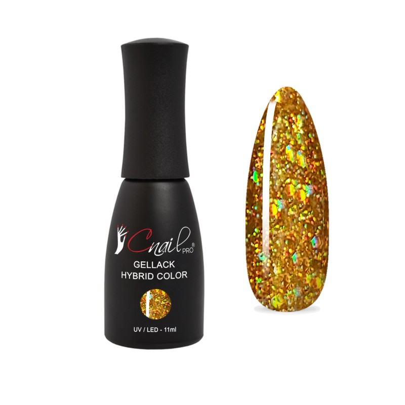 Gellack Hybrid Marsala Glitter