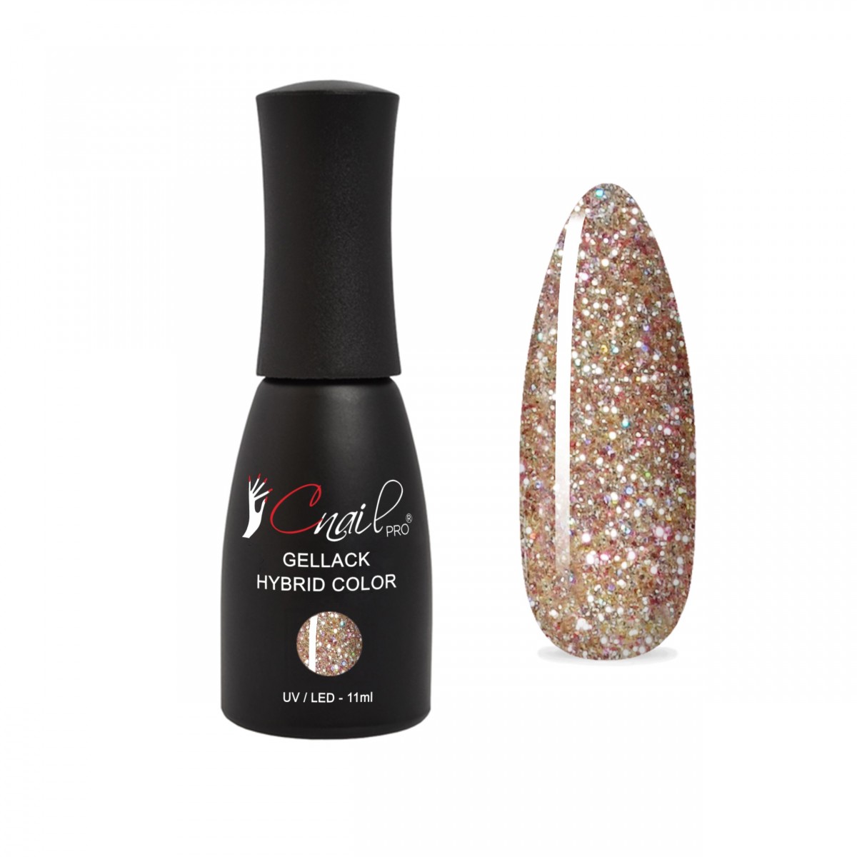 Gellack Hybrid Hallstatt Glitter