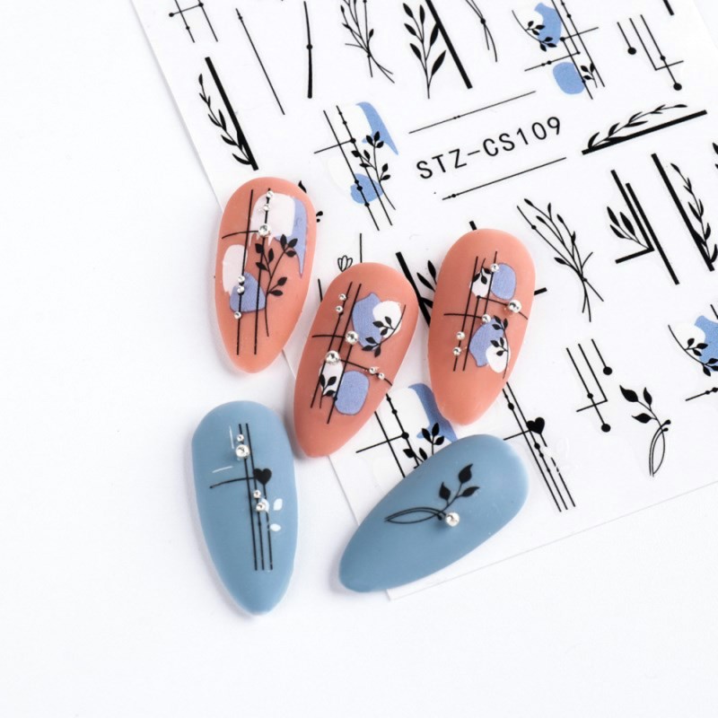 Stickers Linien / Blumen CS109