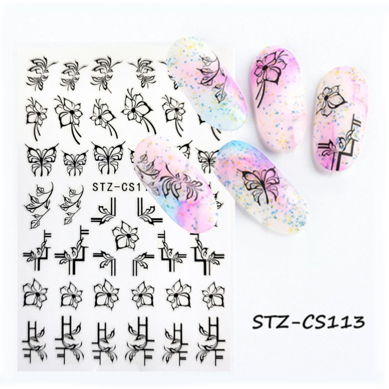 Stickers Fleurs Hibiscus CS113