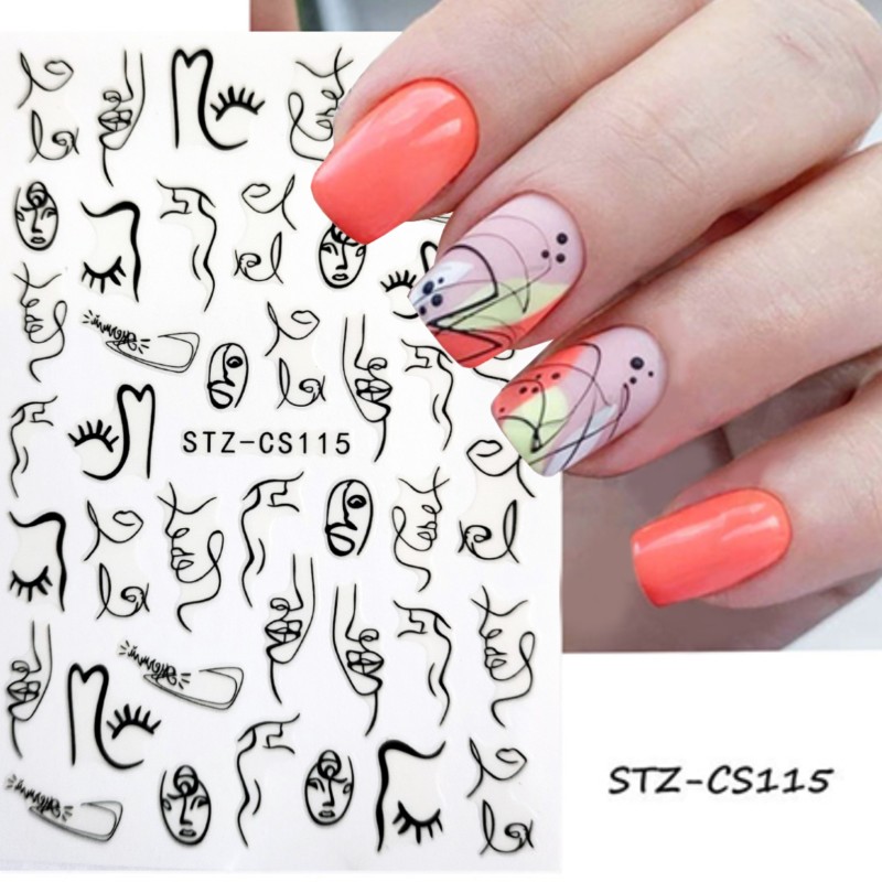 Stickers Gesicht CS115