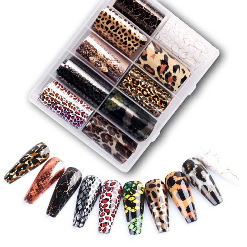 Box von Foil Leopardenmuster