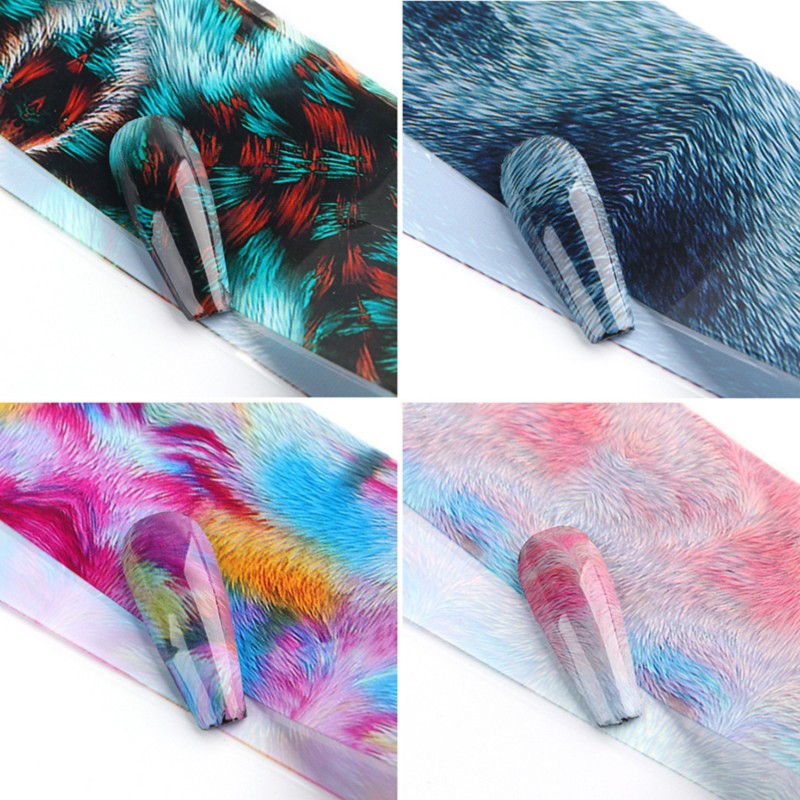 Pack de foil fourrure colorée