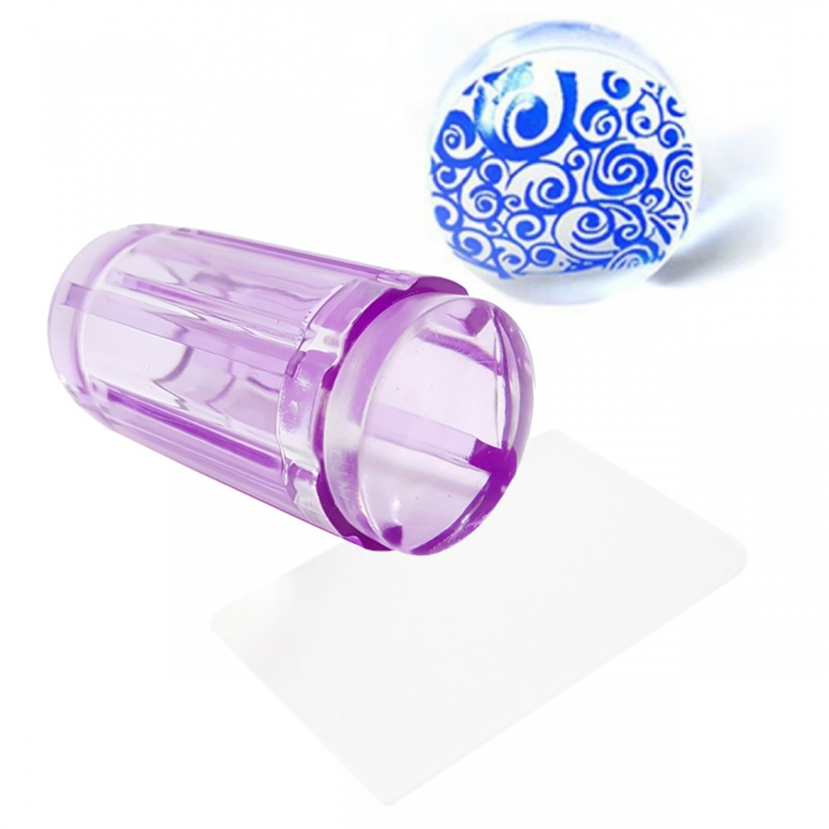 Tampon stamping violet