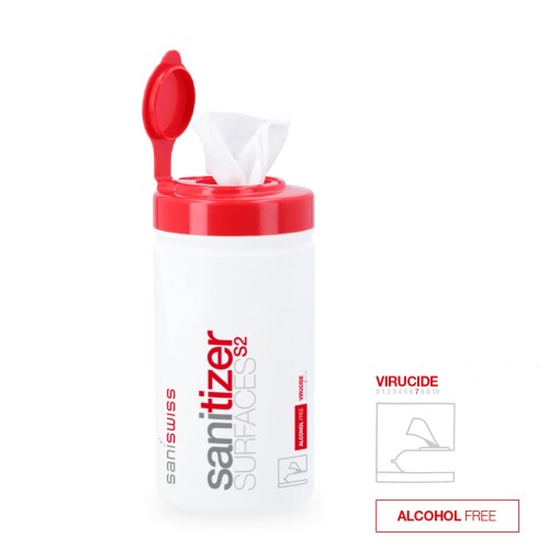 Désinfectant surfaces lingettes SANITIZER SURFACES S2