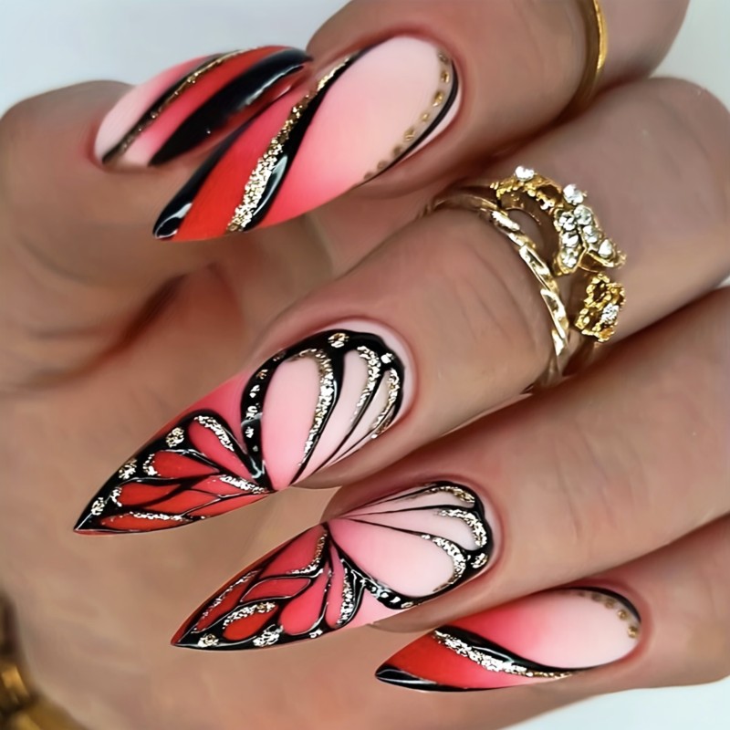 Press On Nails Nail-Art 1757