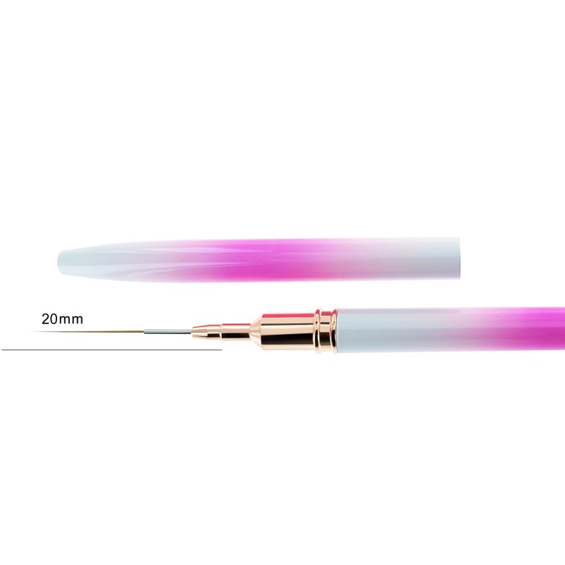 Mikro Pinsel 20 mm, wiederverschließbar rosa