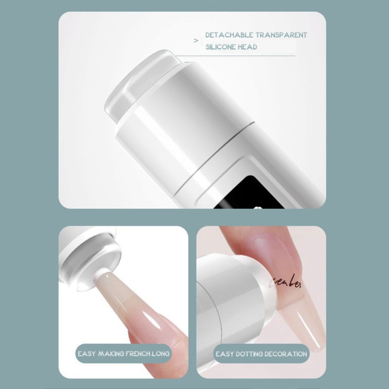 Tragbare Mini UV/LED 3 W Lampe mit Silikon Stempel und Ständer