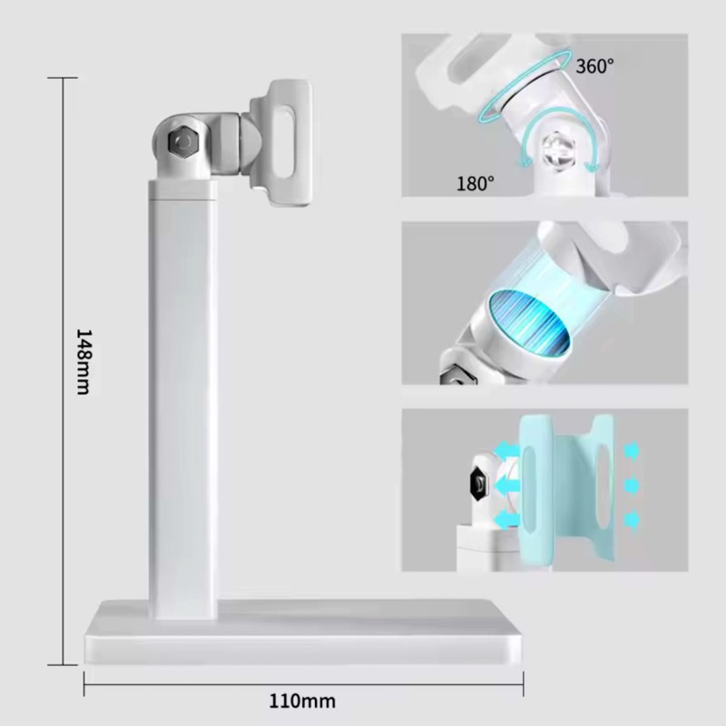 Tragbare Mini UV/LED 3 W Lampe mit Silikon Stempel und Ständer