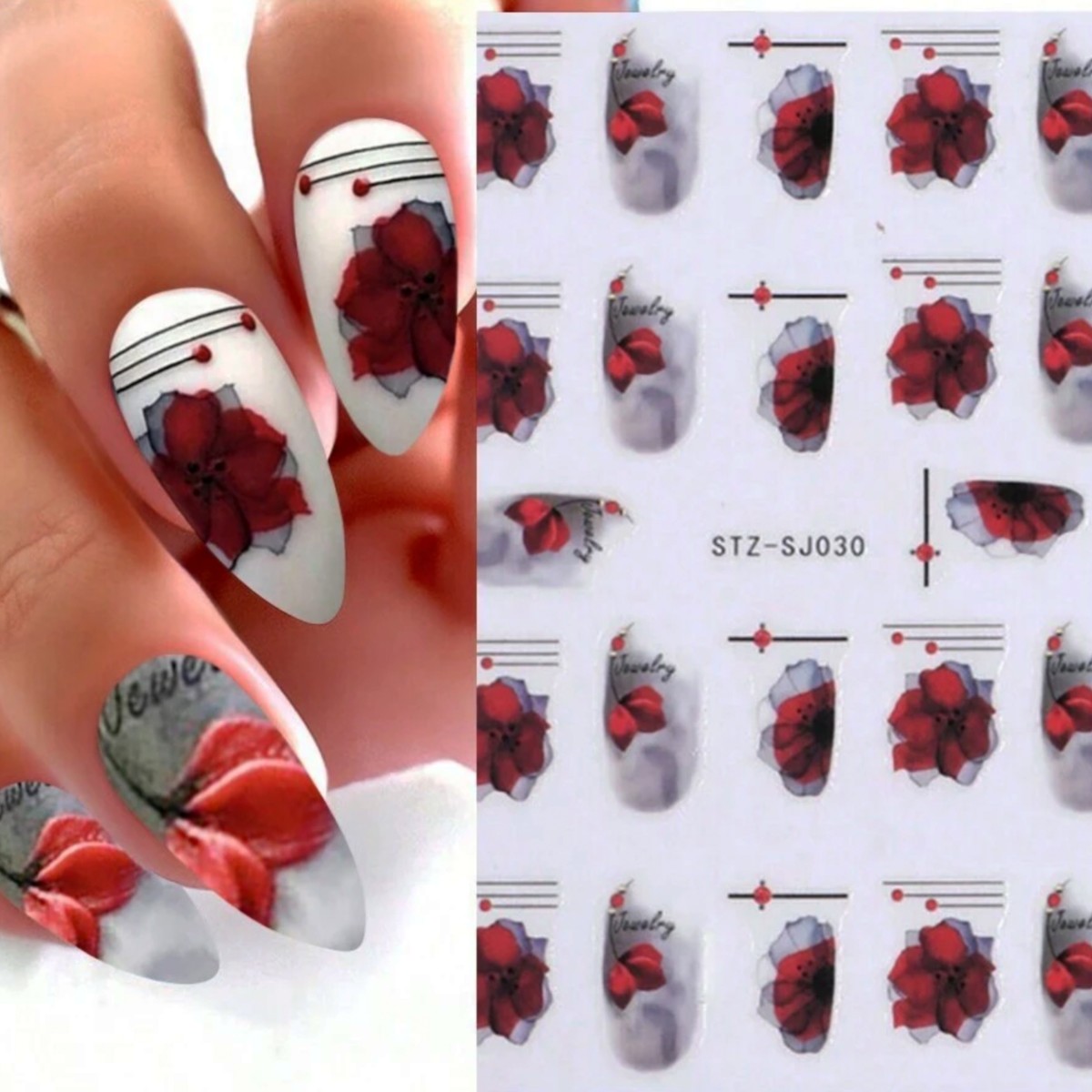 Stickers Roter Mohn SJ030
