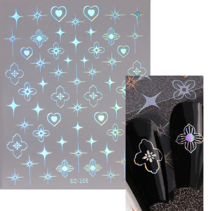 Stickers Etoile / Coeur Irisé SO-168