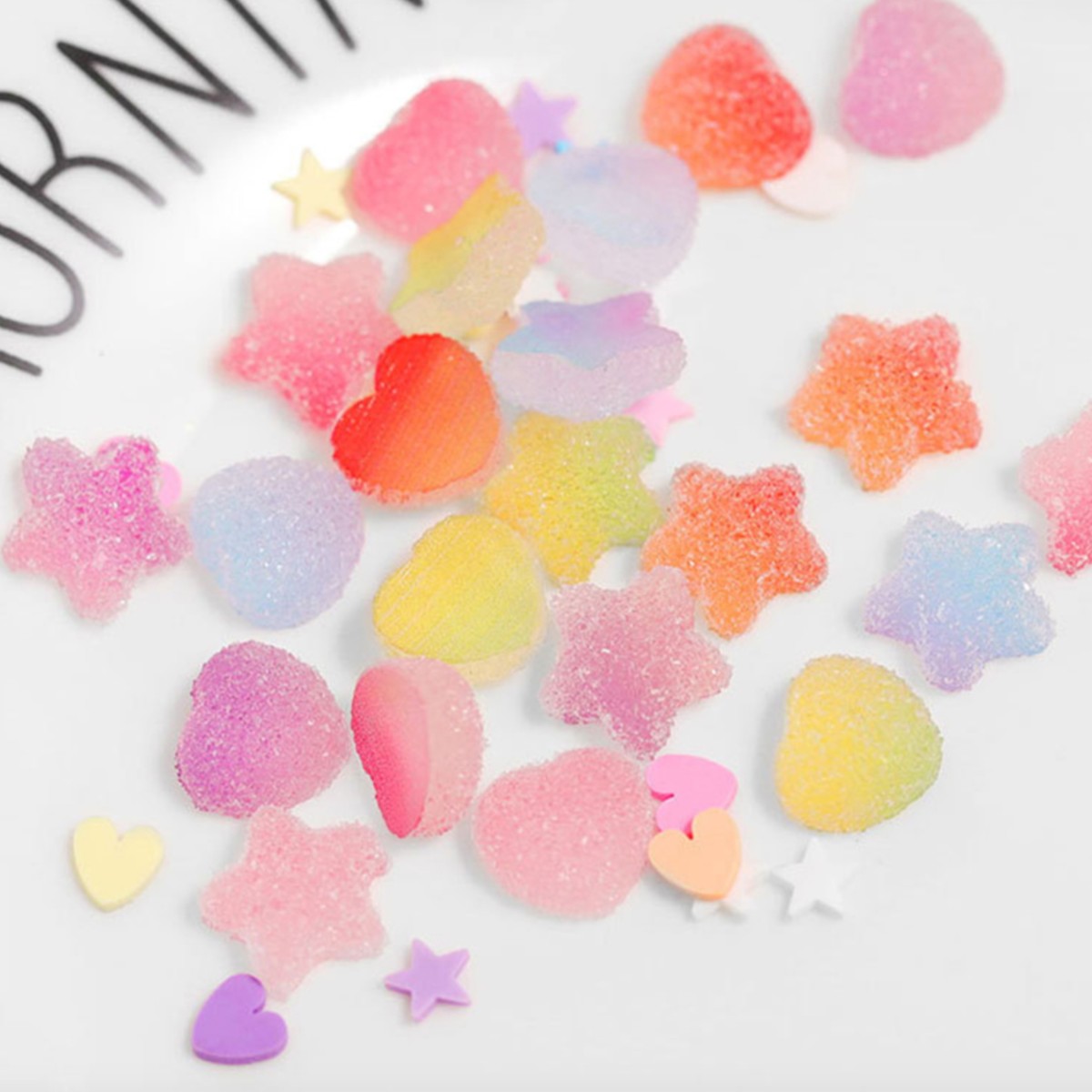 Bonbons 3D Étoiles en Sucre Jaune