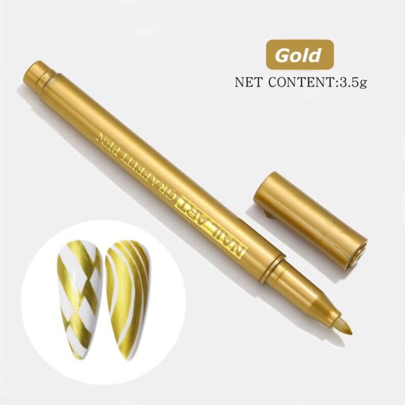 Stylo Nail Art Pen Doré