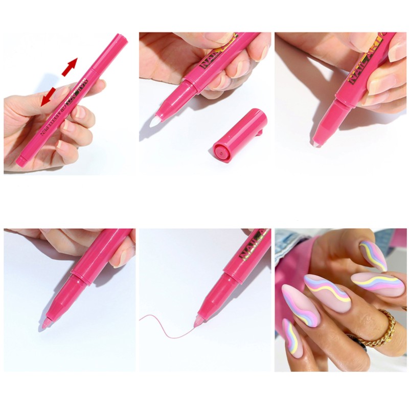Stylo Nail Art Pen Rouge