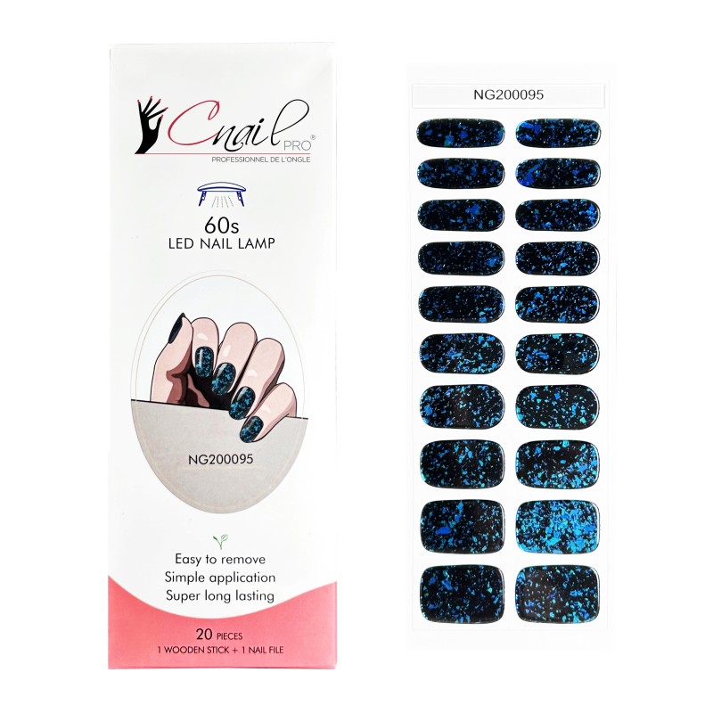 Semi-Cured Gel Nail Wraps NG95