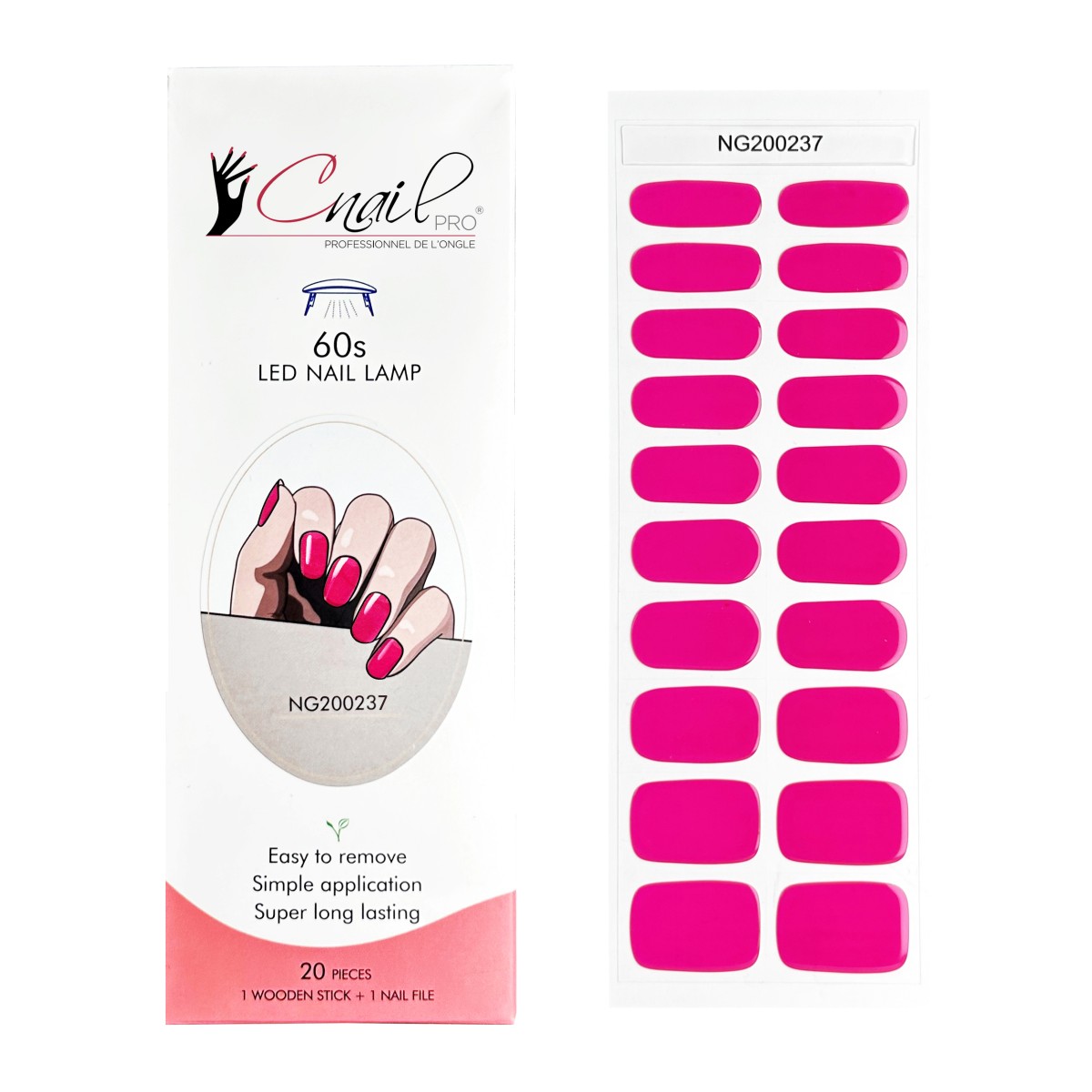 Semi-Cured Gel Nail Wraps NG237