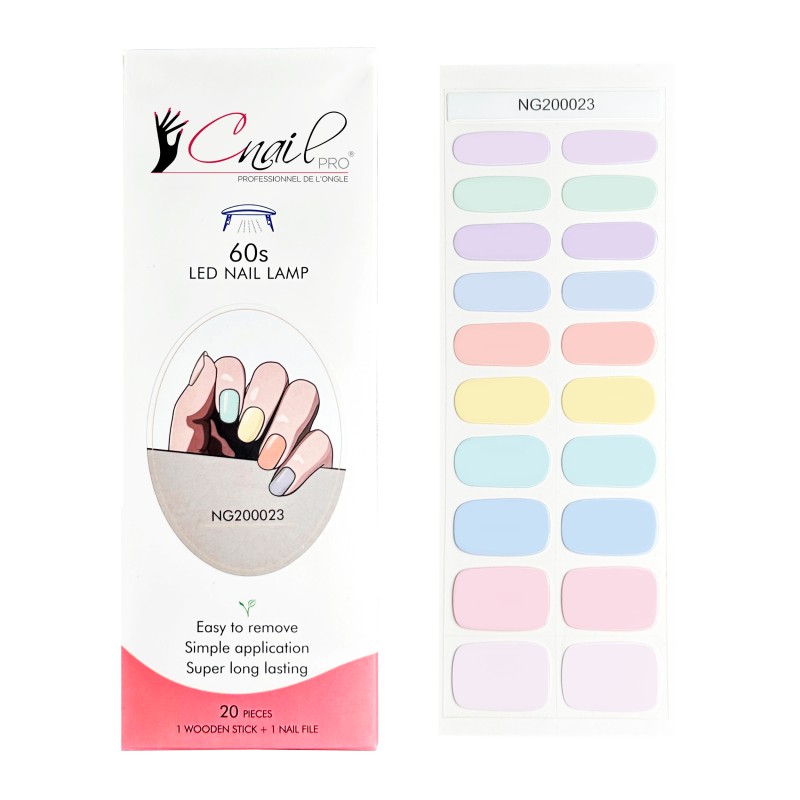 Semi-Cured Gel Nail Wraps NG23