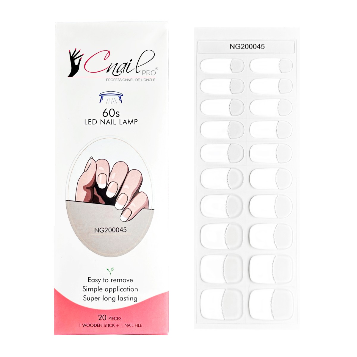 Semi-Cured Gel Nail Wraps NG45