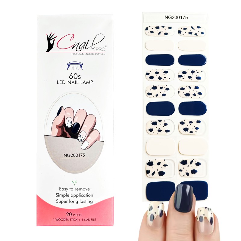 Semi-Cured Gel Nail Wraps NG175