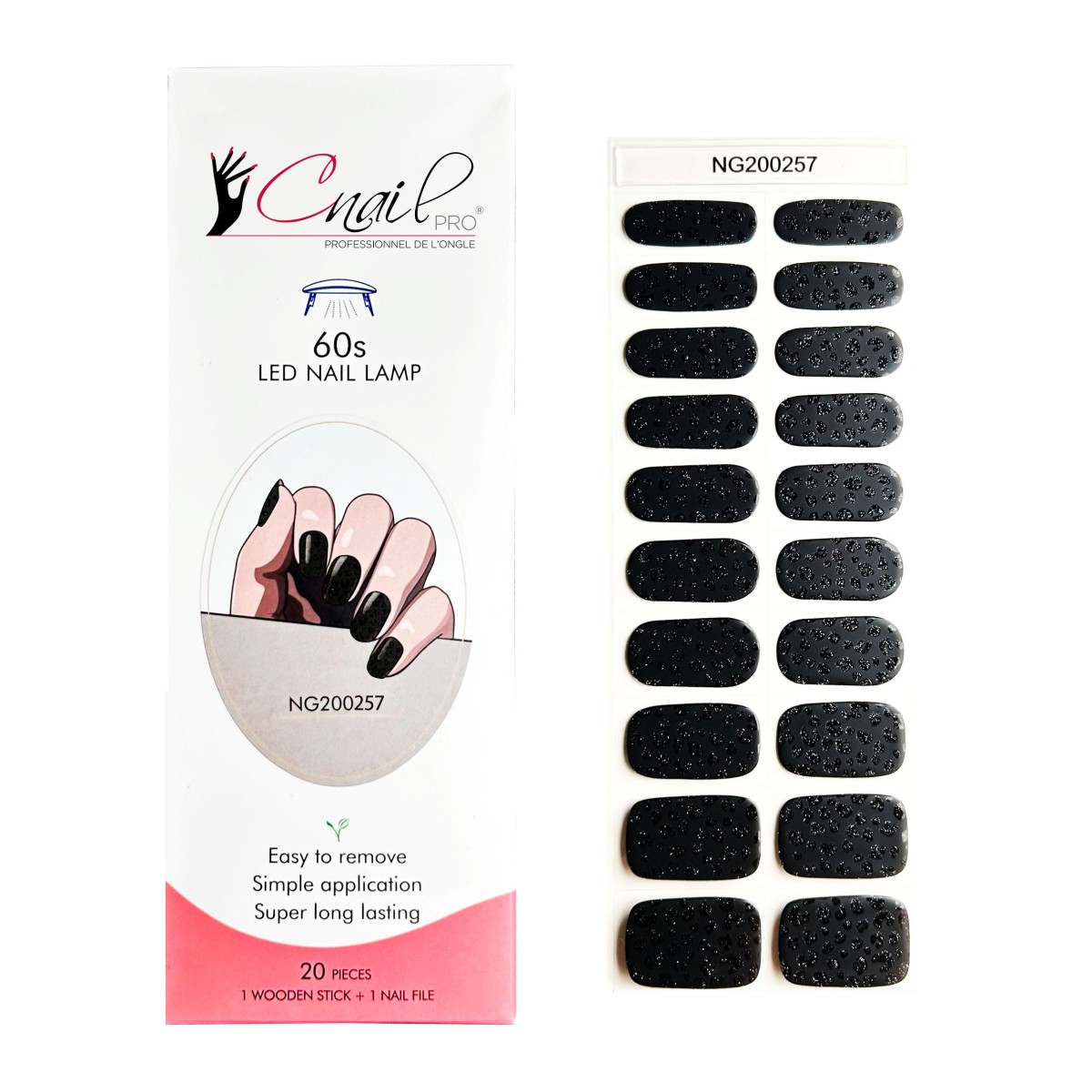 Semi-Cured Gel Nail Wraps NG257