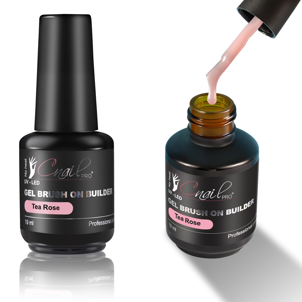 Gel Brush on Builder Tea Rose 19ml