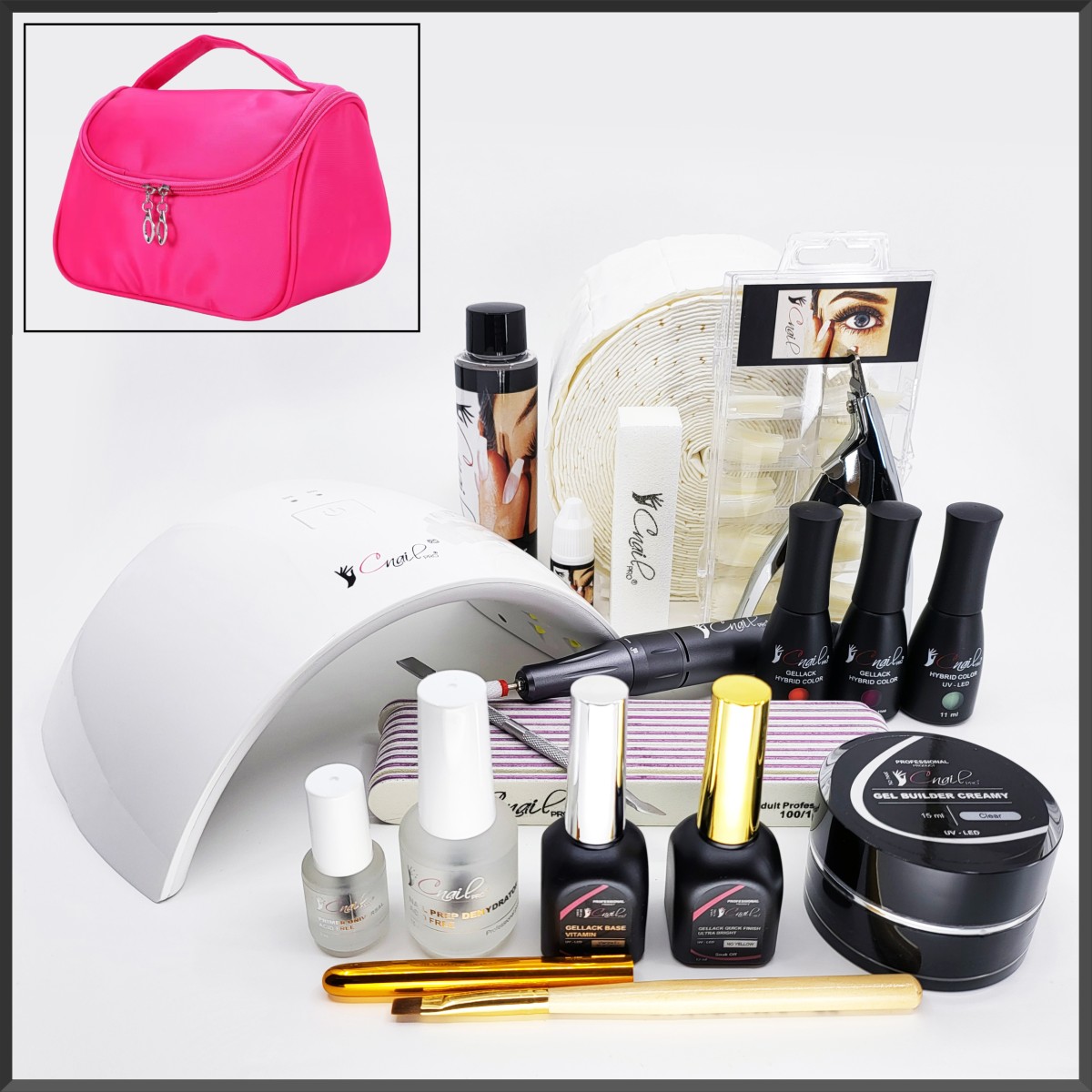 Kit Gel UV / LED Tips PRO pour ongles