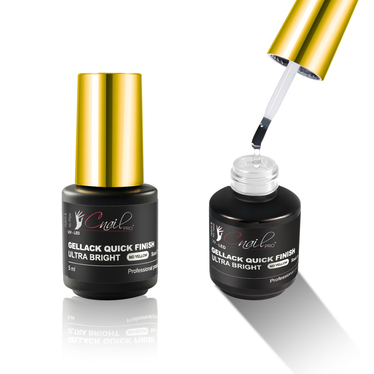 Gellack Quick Finish Ultra Bright 5ml