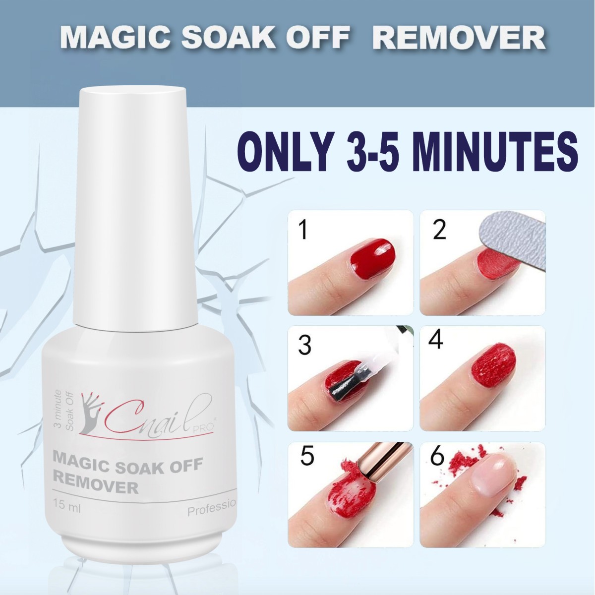 Magic Soak Off Remover 15ml