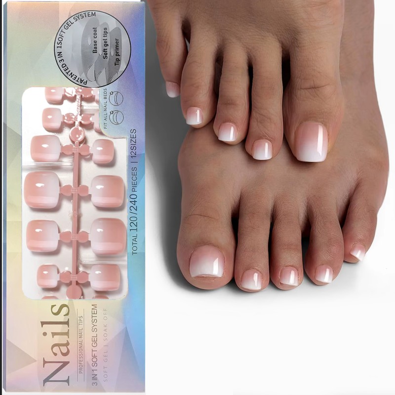 Soft Gel Tips Short Feet...