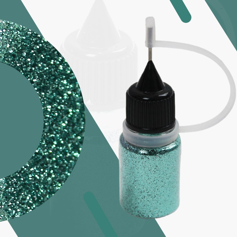 Biologisch abbaubare Jade Glitter in Flasche