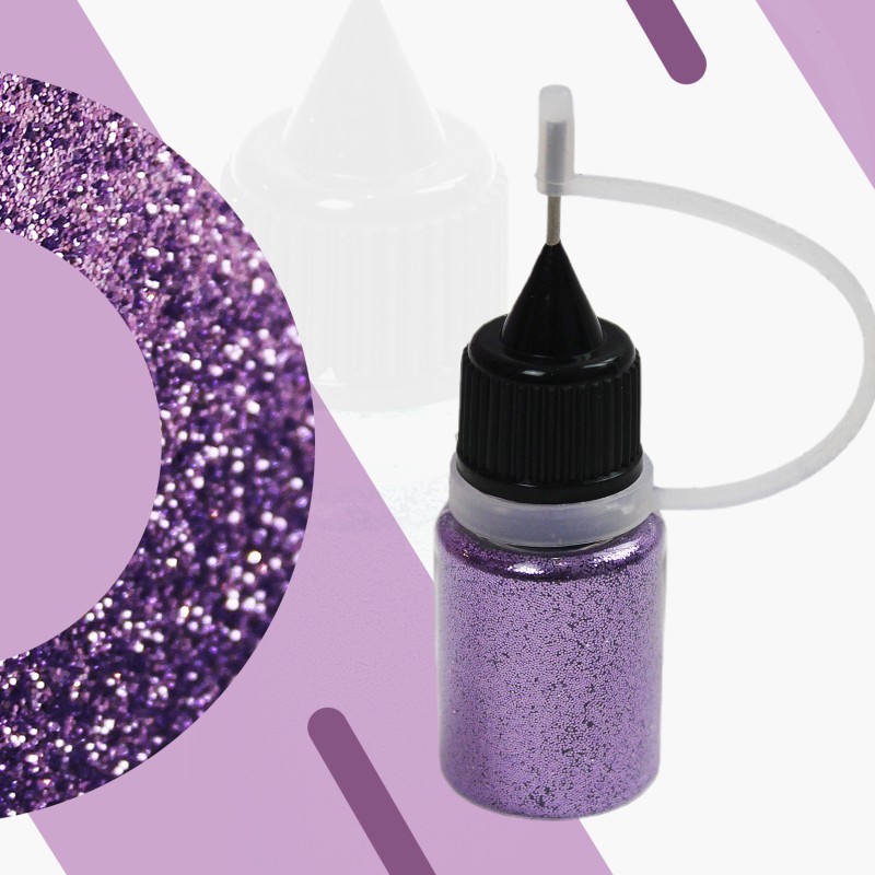 Glitters Violet Foncé Biodégradable en Flacon