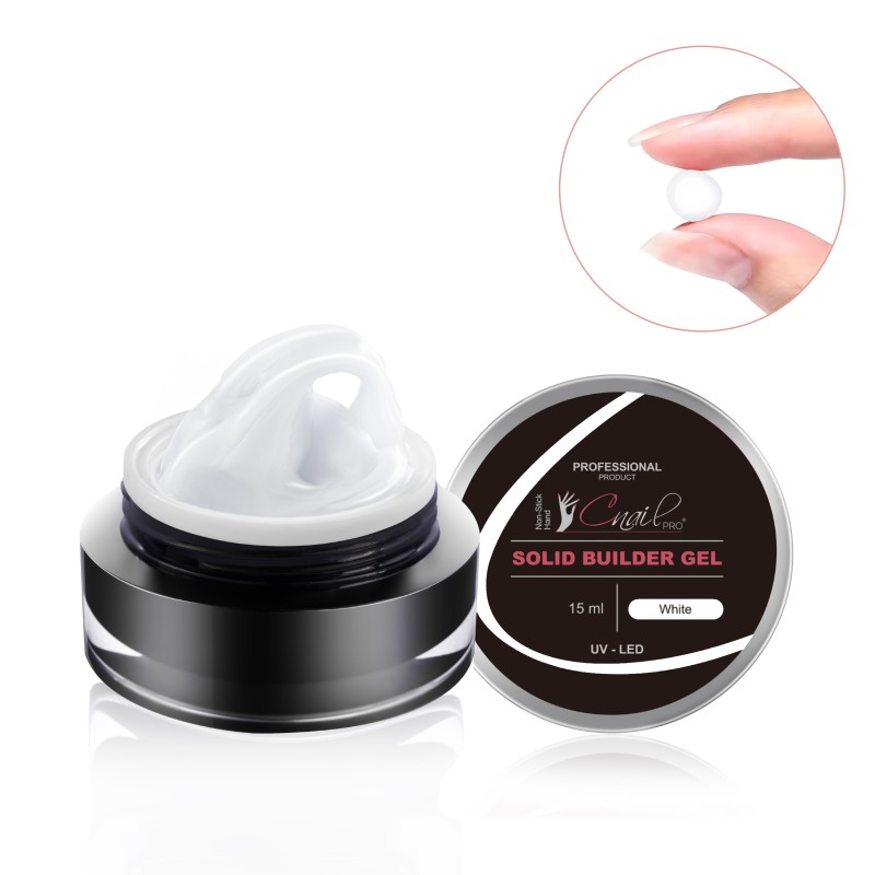 Solid Builder Gel White Non-Stick Hand 15ml
