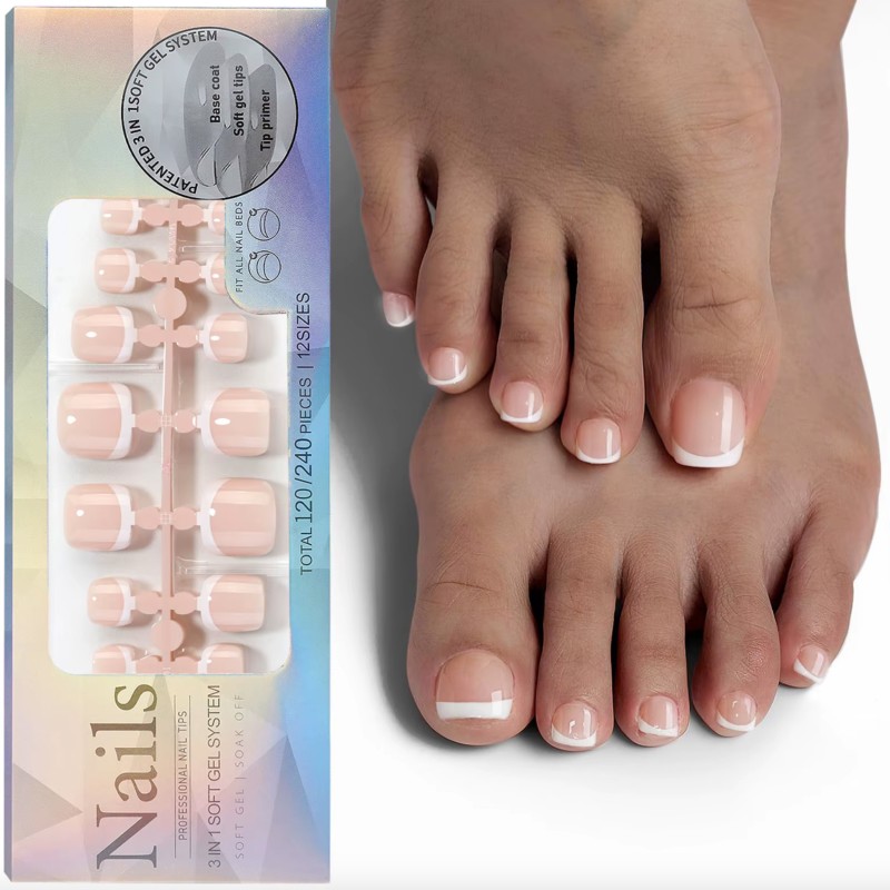 Soft Gel Tips Short Feet...