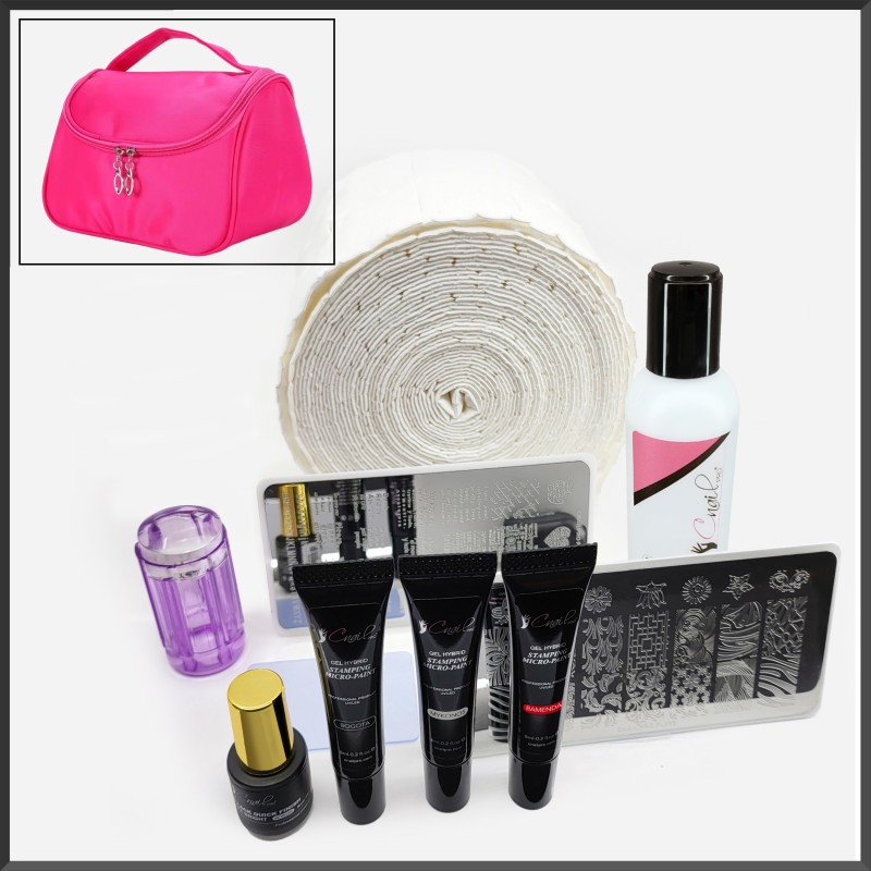Stamping Nail-Art Kit für...
