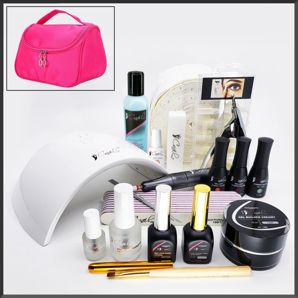 UV / LED Gel Kit PRO Tips für Nägel