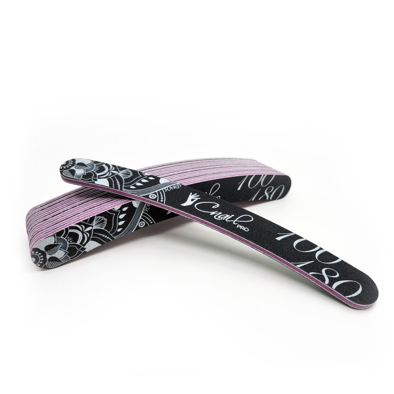 10x Limes noires banane rugueux 100/180