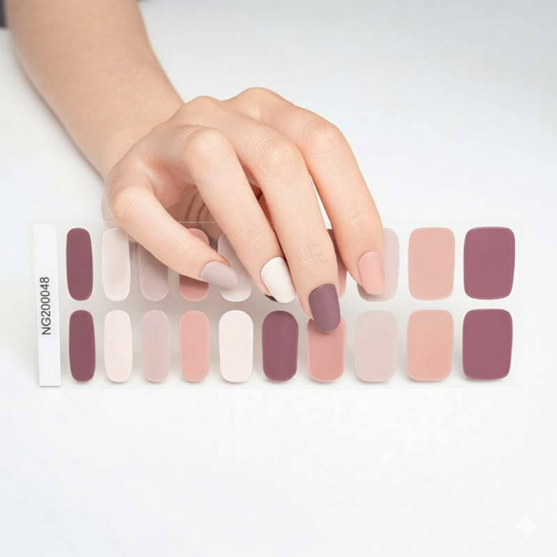 Semi-Cured Gel Nail Wraps NG48
