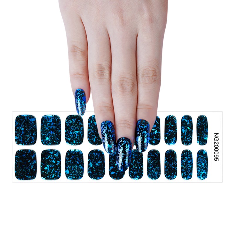 Semi-Cured Gel Nail Wraps NG95