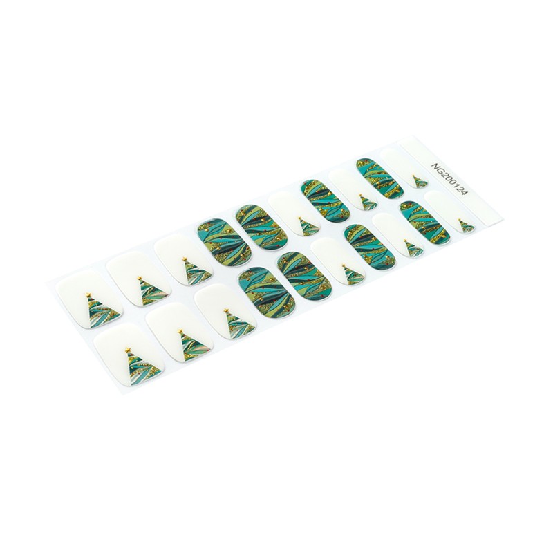 Semi-Cured Gel Nail Wraps NG124