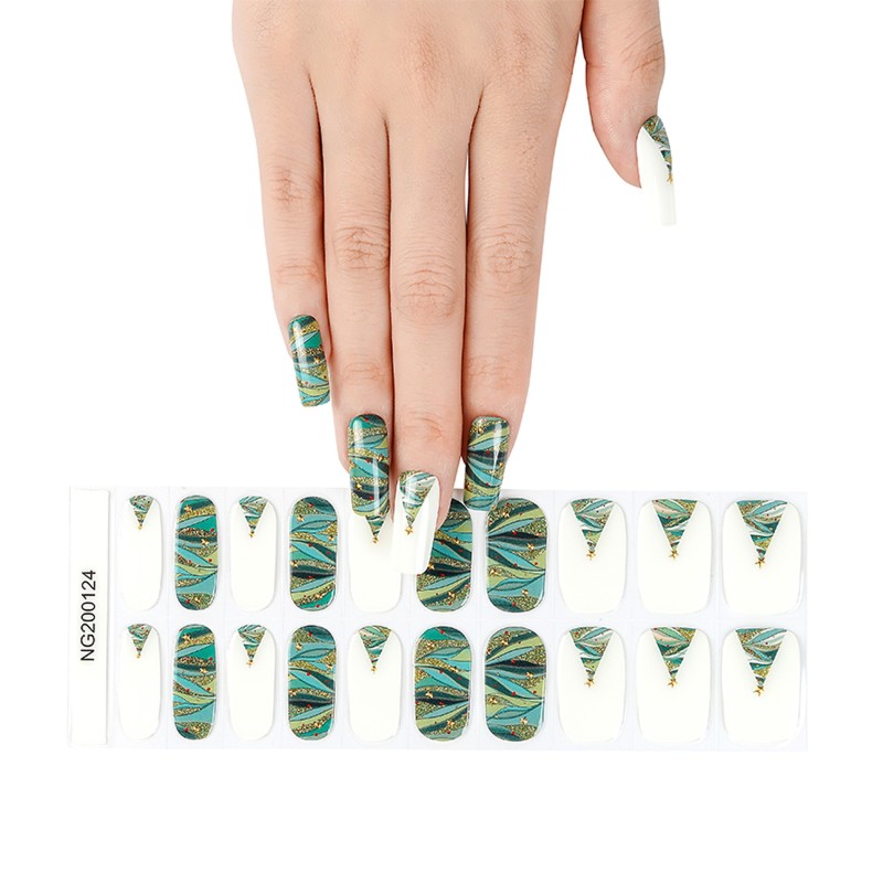 Semi-Cured Gel Nail Wraps NG124