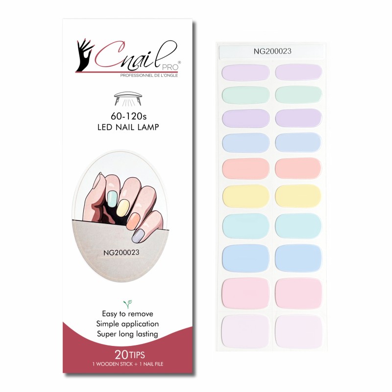 Semi-Cured Gel Nail Wraps NG23
