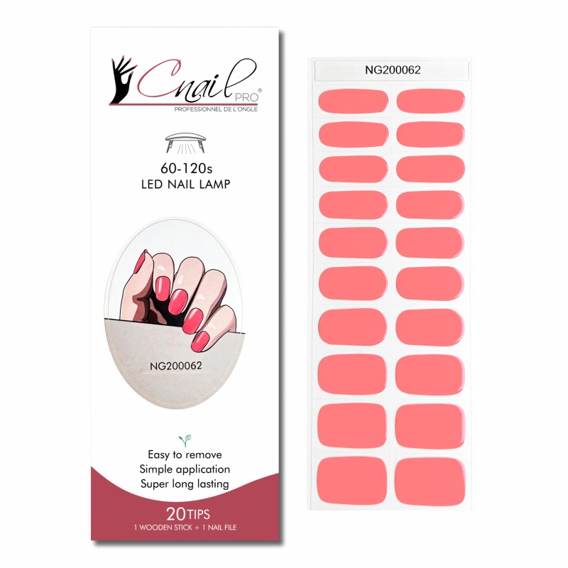 Semi-Cured Gel Nail Wraps NG62