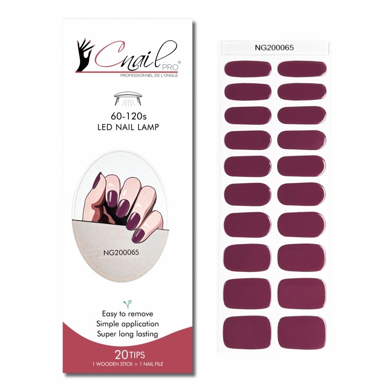 Semi-Cured Gel Nail Wraps NG65