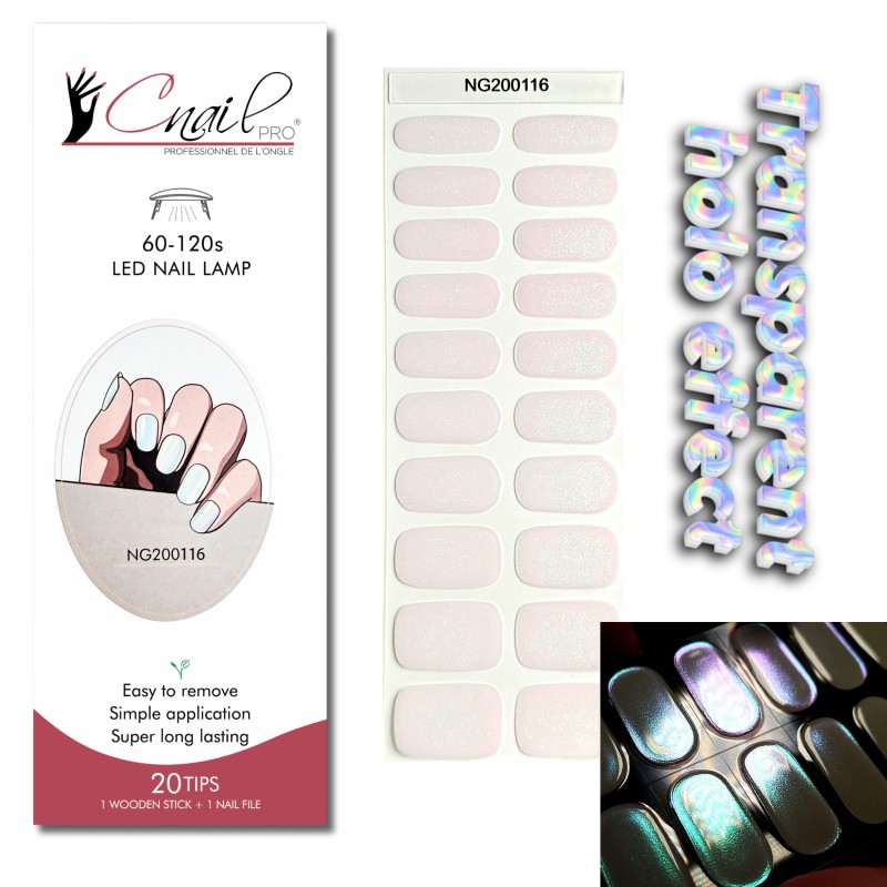 Semi-Cured Gel Nail Wraps NG116